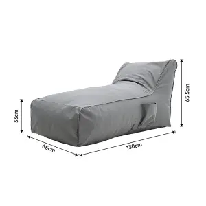 Comfy Floor Chair Bed W 1300 x D 650 x H 655 mm