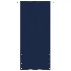 Berkfield Balcony Screen Blue 120x240 cm Oxford Fabric