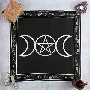 70x70cm Triple Moon Altar Cloth Design