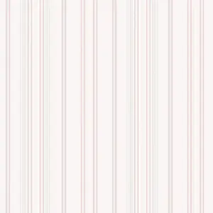 Galerie Nostalgie Pink Stripe Smooth Wallpaper