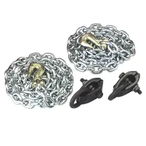 Sealey Chain Kit 2 x 2m Chains 2 x Clamps RE91/5/CK