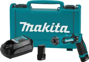 MAKITA DF012DSE 7.2v Drill driver 1/4" hex drive