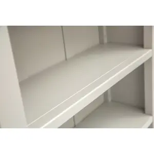 Loreo Light Grey Bookcase 90x70x25cm