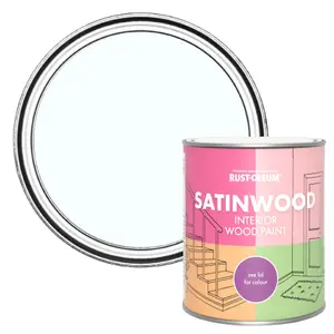 Rust-Oleum Icecap Satinwood Interior Paint 750ml