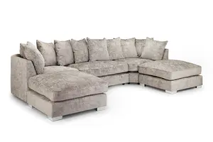 Alpaca U Shape Truffle Sofa Stylish and Spacious Seating for Modern Homes