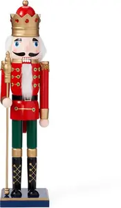 Large Christmas Wooden Nutcracker Soldier The Seasonal Aisle