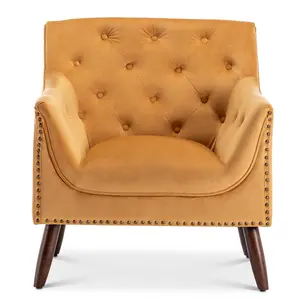 Velvet Gold Franca Accent Chair