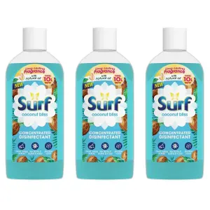 Surf Concentrated Disinfectant Multi-Purpose Cleaner Coconut Bliss 240ml - Pack of 3