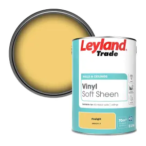 Leyland Trade Vinyl Soft Sheen Walls & Ceilings Emulsion Paint Firelight (PPG1211-5) - 5L