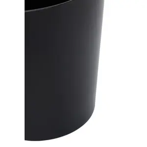 Strout Stainless Steel Open Waste Bin - 8L Gold/Black