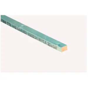 PACK OF 5 - 25mm x 38mm Treated Sawn Roofing Batten (Blue) - 4.8m Length