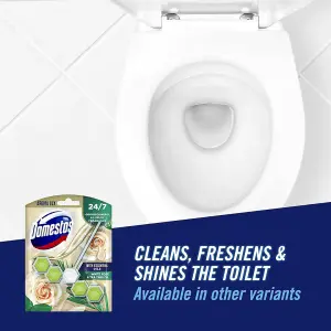 Domestos Toilet Rim Block White Rose & Tea Tree 55gm