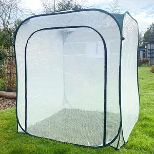 GardenSkill Pop-Up Greenhouse Tomato Grow House Poly Plant Cover 1.25m x 1.35m H