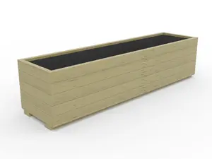 WoodyBloom1 Wooden Planter, 2000x500x445