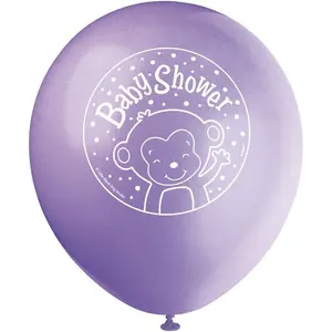 Unique Party Baby Shower Balloon (Pack of 8) Multicoloured (One Size)