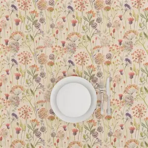 Dunelm By The Metre Watercolour Florals Oil Cloth, Floral, PVC