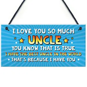 Uncle Gift Hanging Plaque Cute Gifts For Uncle From Niece Nephew Quirky Uncle Gifts For Him