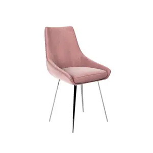 Crisfield Upholstered Dining Chair (Set of 2) Pink