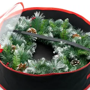 CKB Ltd Christmas Wreath Garland Storage Bag Xmas Decoration Case