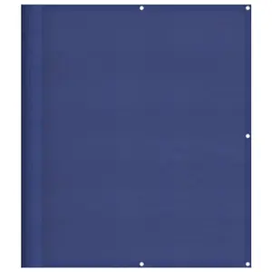 Berkfield Balcony Screen Blue 120x700 cm 100% Polyester Oxford