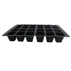 24 Cell Plant Trays Bedding Plant Pack Plastic Inserts Seed Tray Pots  60 Trays