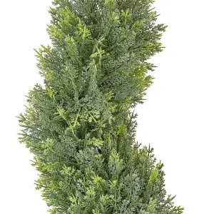 Artificial Plant CYPRESS SPIRAL TREE Green