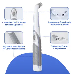 ASAB 4 In 1 Cleaning Brush with Replacement Heads