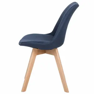 Otselic Upholstered Dining Chair (Set of 2) Dark Blue