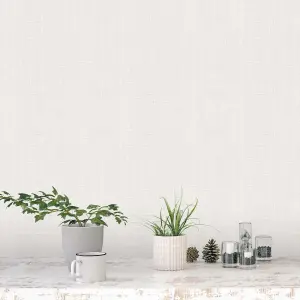 Galerie Bazaar Light Grey Moss Stripe Smooth Wallpaper