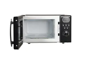 Cookology Retro Microwave 800W Freestanding 20L - RETDD20BK Black