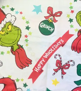 The Grinch It's That Time Again Duvet Cover Set Reversible Kids Christmas Bedding Single