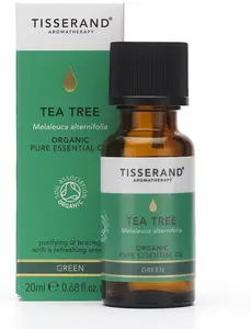 Tisserand Aromatherapy - Tea Tree - Organic Essential Oil ,Massage Oil, Aromatherapy Oil - 100% Natural Pure Essential Oils ,20ml