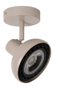 Lucide Sensas Modern Ceiling spotlight - 1xGU10 - Cream