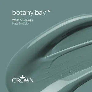 Crown Walls & Ceilings Matt Emulsion Paint Botany Bay - 2.5L