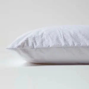 Homescapes Terry Towelling Waterproof Pillow Protectors 65 x 65 cm, Pack of 4