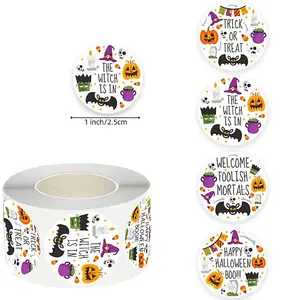 2.5CM 500PCS Halloween Children Toys Stickers Label