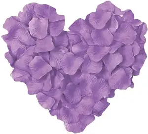 500pcs Light Purple Silk Rose Petals Wedding Mothers Day Wedding Confetti Anniversary Table Decorations