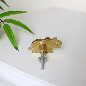 Melody Maison Gold Elephant Drawer Knob