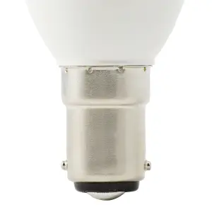 Diall B15 4.2W 470lm Frosted Candle Warm white LED Light bulb