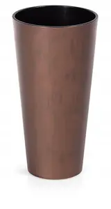 Planter Plant Pot Flowerpot Cylinder Outdoor Garden Balcony Indoor Beton Tall Corten Steel 76.2cm