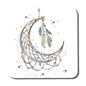 Dream Catcher with Crescent Moon (Coaster) / Default Title