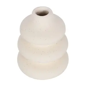 Something Different Wave Vase Cream (One Size)