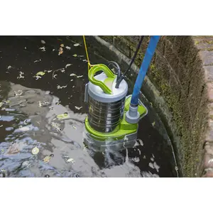 Sealey Submersible Stainless Water Pump Dirty Water 225L/min 230V WPS225P