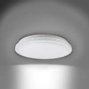 24W LED Ceiling Light, daylight 6500K, 2500 Lumen, round