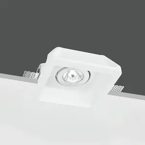 Luminosa MORGANA Recessed Adjustable Downlight White 15.5x15.5x6cm