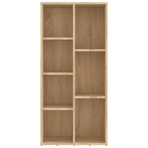 Berkfield Book Cabinet Sonoma Oak 50x25x106 cm Engineered Wood