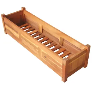 Berkfield Garden Raised Beds 2 pcs Acacia Wood 100x30x25 cm