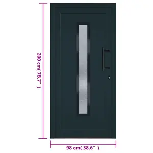 Prehung Front Door 200cm H x 98cm W