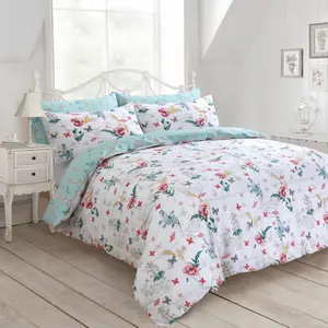 Rasheema Duvet Set Multi / Botanical Delicate Sacramento Floral / Double - 2 Standard Pillowcases