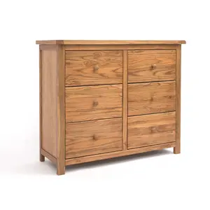 Trivento 6 Drawer Chest of Drawers Wood Knob